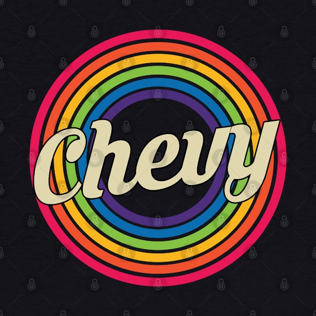 Chevy - Retro Rainbow Style by MaydenArt